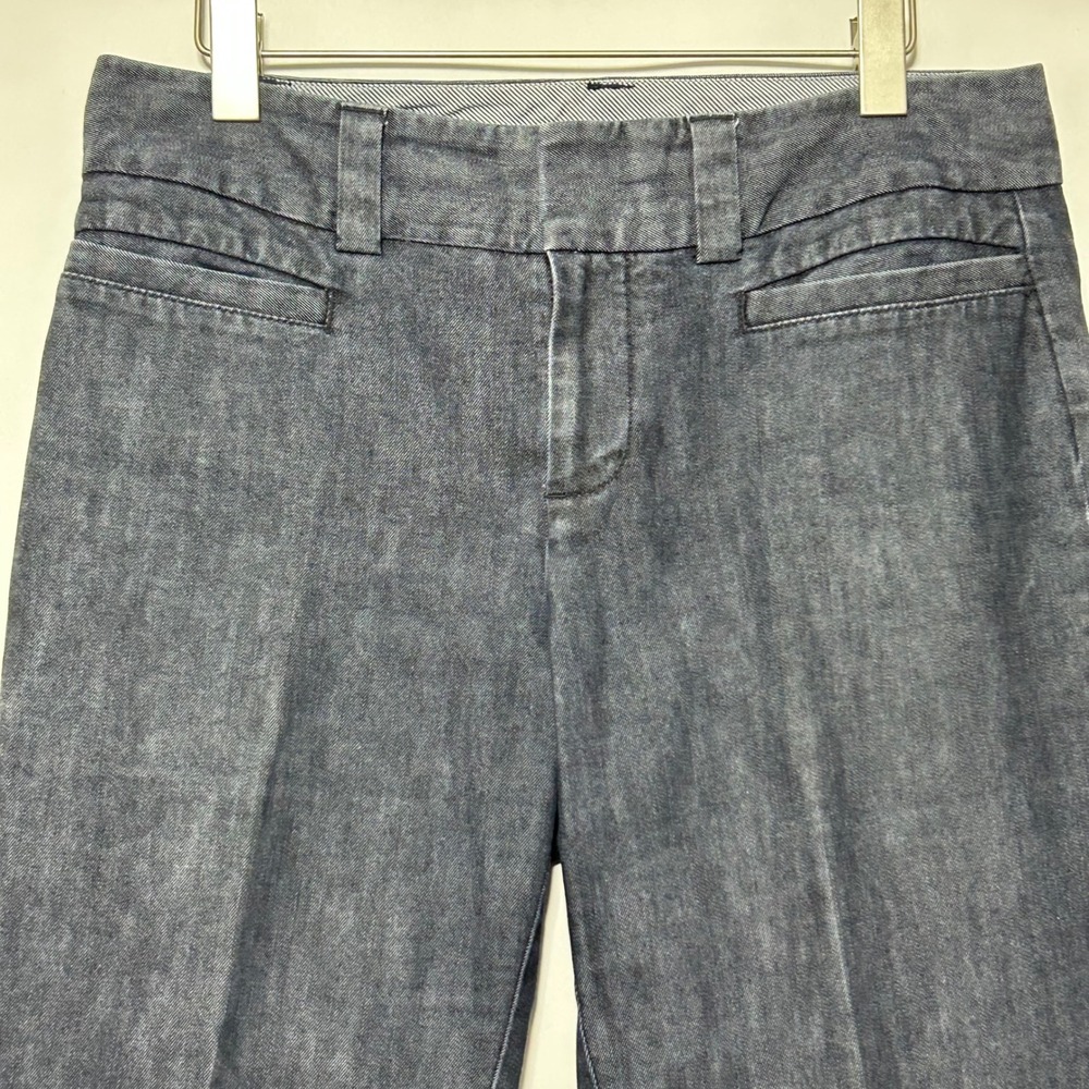 Gap Curvy Denim Trousers Women 6 Long Dark Wash Stretch Bootcut Office Casual - Picture 9 of 10